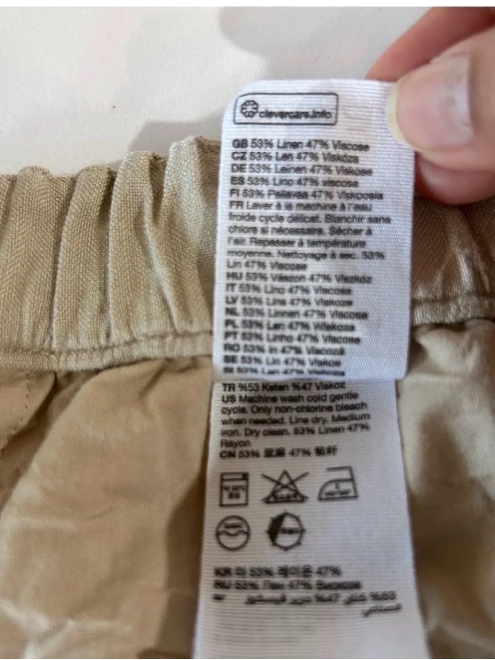 & Other Stories Light Beige Chinos